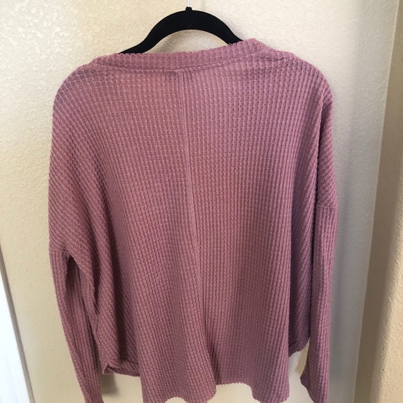 Urban Outfitters Waffle Knit Button Down Sweater - Picture 4 of 4
